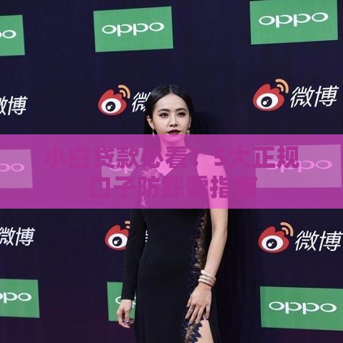 小白贷款必看！5大正规口子防踩雷指南