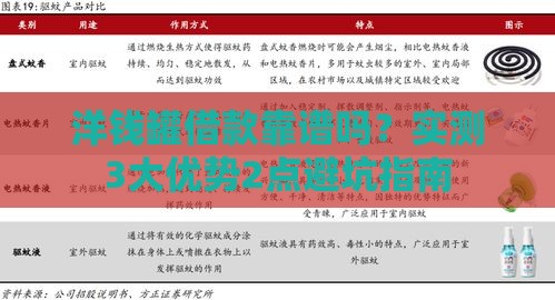 洋钱罐借款靠谱吗？实测3大优势2点避坑指南