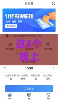 这5个线上借款平台容易通过，不看征信也能试试？