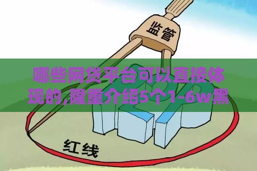 哪些网贷平台可以直接体现的,隆重介绍5个1-6w黑户口子