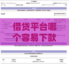 借贷平台哪个容易下款不看征信不看负债,归纳整理5个黑户无风控放水口子