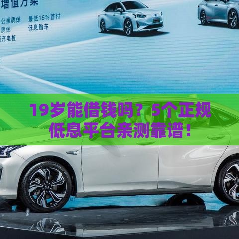 19岁能借钱吗?5个正规低息平台亲测靠谱! 19岁能借钱吗?5个正规低息平台亲测靠谱!