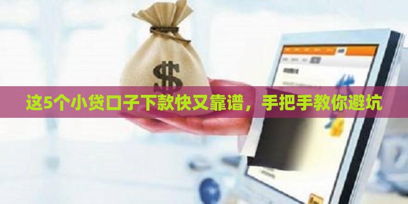 这5个小贷口子下款快又靠谱，手把手教你避坑