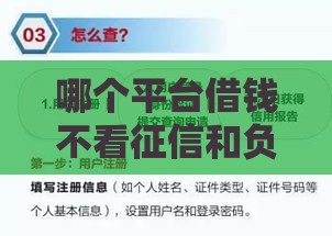 哪个平台借钱不看征信和负债,归纳整理5个黑户秒下一万口子
