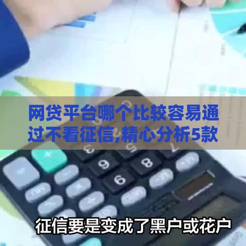 网贷平台哪个比较容易通过不看征信,精心分析5款黑户人人五千的口子