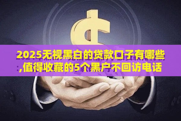 2025无视黑白的贷款口子有哪些,值得收藏的5个黑户不回访电话口子
