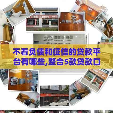 不看负债和征信的贷款平台有哪些,整合5款贷款口子黑户大额度