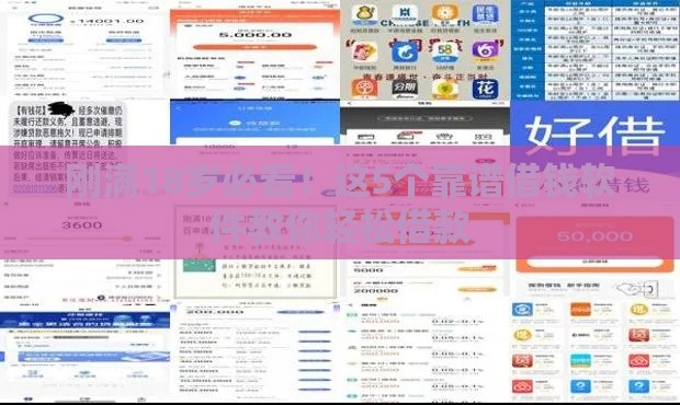 刚满18岁必看！这5个靠谱借钱软件教你轻松借款