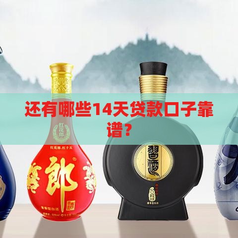 还有哪些14天贷款口子靠谱？