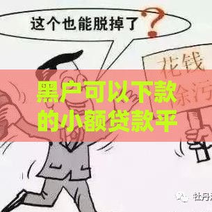 黑户可以下款的小额贷款平台,隆重介绍5个谁有黑户下款新口子