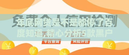 年底网贷是不是都停了百度知道,精心分析5款黑户网贷必下口子6