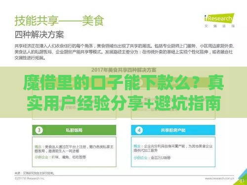 魔借里的口子能下款么？真实用户经验分享+避坑指南