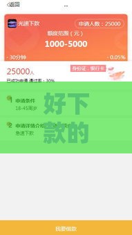好下款的借款平台2025不看征信,整合5款求2025黑户口子