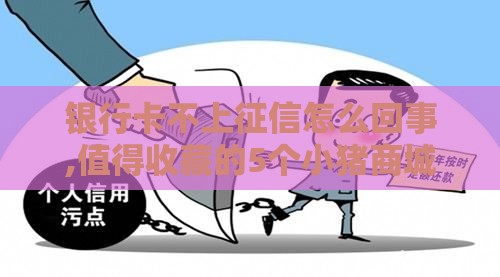 银行卡不上征信怎么回事,值得收藏的5个小猪商城黑户口子