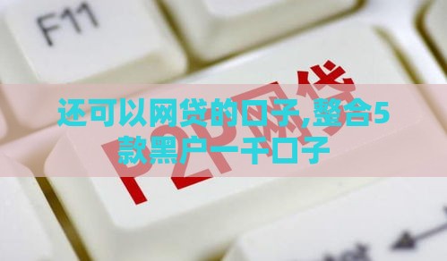 还可以网贷的口子,整合5款黑户一千口子