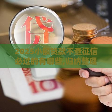 2025小额贷款不查征信必过的有哪些,归纳整理5个现在黑户能下的口子