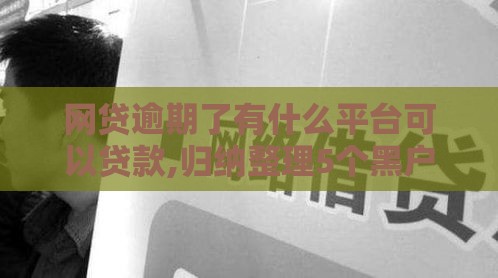 网贷逾期了有什么平台可以贷款,归纳整理5个黑户那个口子好下款