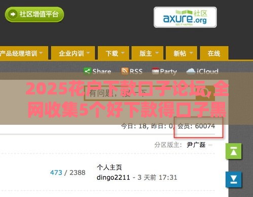 2025花户下款口子论坛,全网收集5个好下款得口子黑户