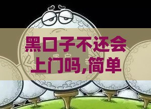 黑口子不还会上门吗,简单汇总5个包下的黑户口子