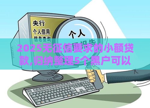 2025无征信要求的小额贷款,归纳整理5个黑户可以网贷的口子