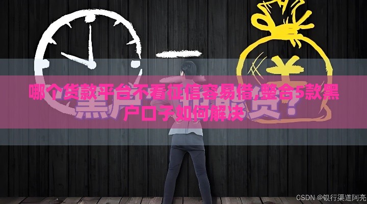 哪个货款平台不看征信容易借,整合5款黑户口子如何解决