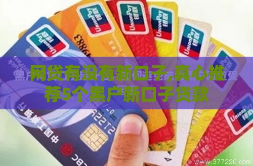 网贷有没有新口子,真心推荐5个黑户新口子贷款
