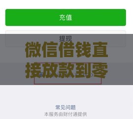 微信借钱直接放款到零钱,精心分析5款急用钱小口子黑户