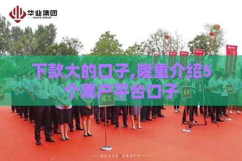 下款大的口子,隆重介绍5个黑户平台口子