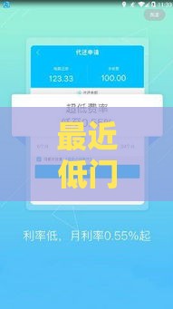 最近低门槛好下款的网贷口子实测