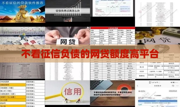 不看征信负债的网贷额度高平台 不看征信负债的网贷额度高平台