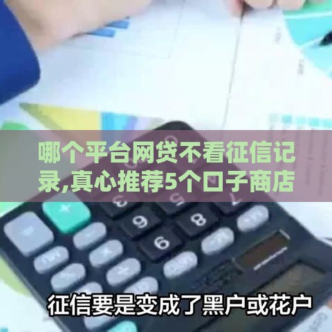 哪个平台网贷不看征信记录,真心推荐5个口子商店黑户下款