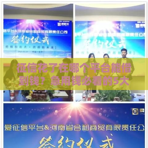 征信花了在哪个平台能借到钱？急用钱必看的5大平台推荐！