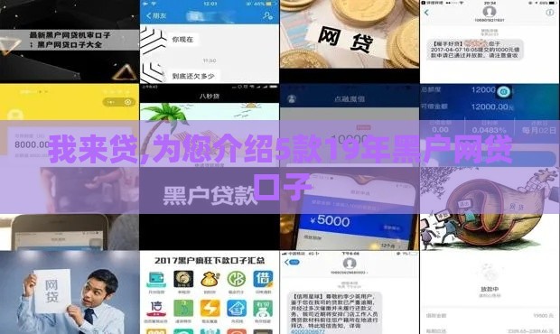 我来贷,为您介绍5款19年黑户网贷口子