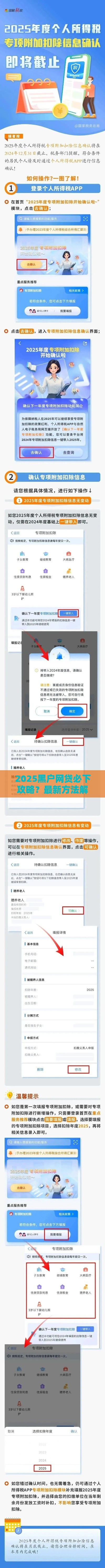2025黑户网贷必下攻略？最新方法解析+避坑指南！