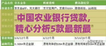中国农业银行贷款,精心分析5款最新最黑户网贷口子