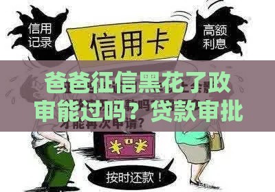 爸爸征信黑花了政审能过吗？贷款审批3大关键解析
