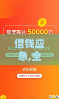 借钱应急,全网收集5个征信黑户贷款的口子