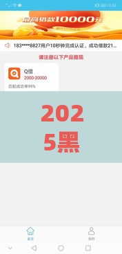 2025黑户容易下款的口子,为您介绍5款黑户网贷放水口子