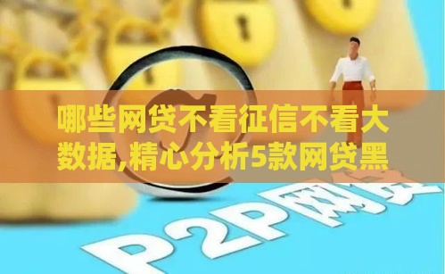 哪些网贷不看征信不看大数据,精心分析5款网贷黑户口子代理
