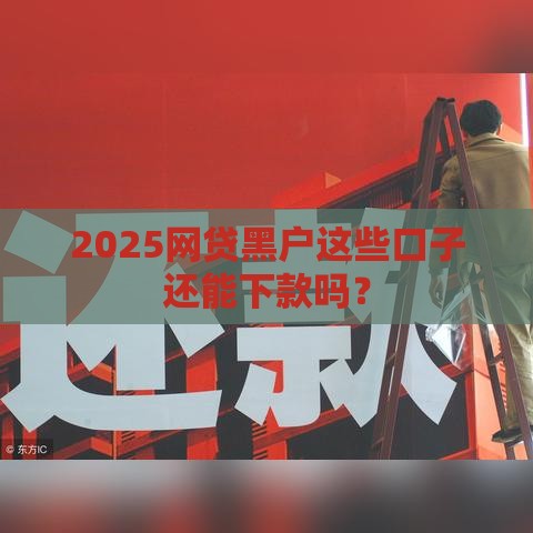 2025网贷黑户这些口子还能下款吗？