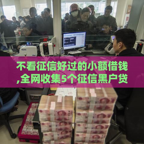 不看征信好过的小额借钱,全网收集5个征信黑户贷款口子