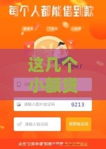 这几个小额贷口子下款稳、额度高，亲测有效！