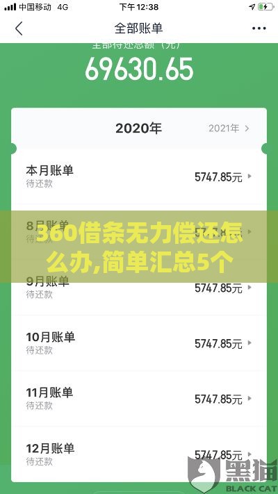 360借条无力偿还怎么办,简单汇总5个黑户独家网贷口子