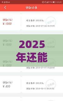 2025年还能下款的口子有哪些？老哥必看的真实推荐！