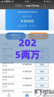 2025两万额度的网贷好下款的,归纳整理5个黑户芝麻分下款口子