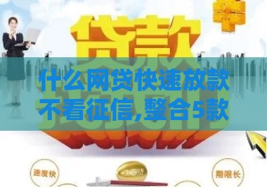 什么网贷快速放款不看征信,整合5款双黑户下款的口子