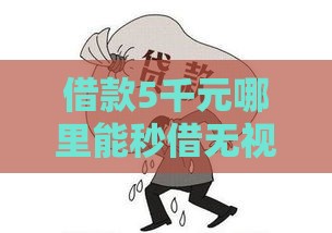 借款5千元哪里能秒借无视征信,为您介绍5款黑户也好放款的口子