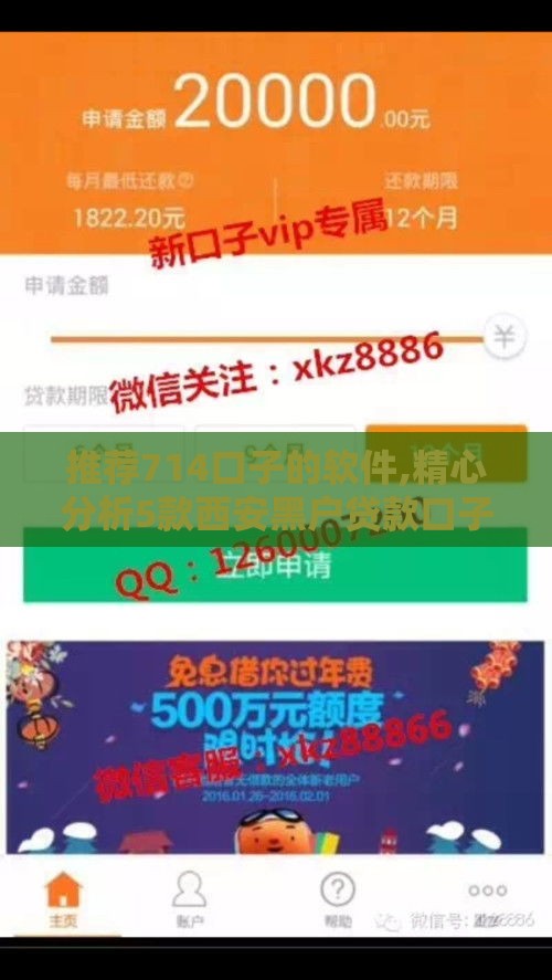推荐714口子的软件,精心分析5款西安黑户贷款口子 推荐714口子的软件,精心分析5款西安黑户贷款口子