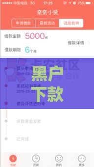 黑户下款,为您介绍5款黑户口子秒批500
