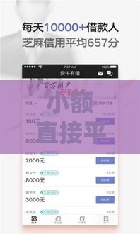 小额直接平台下款的软件,简单汇总5个黑户可以借的口子